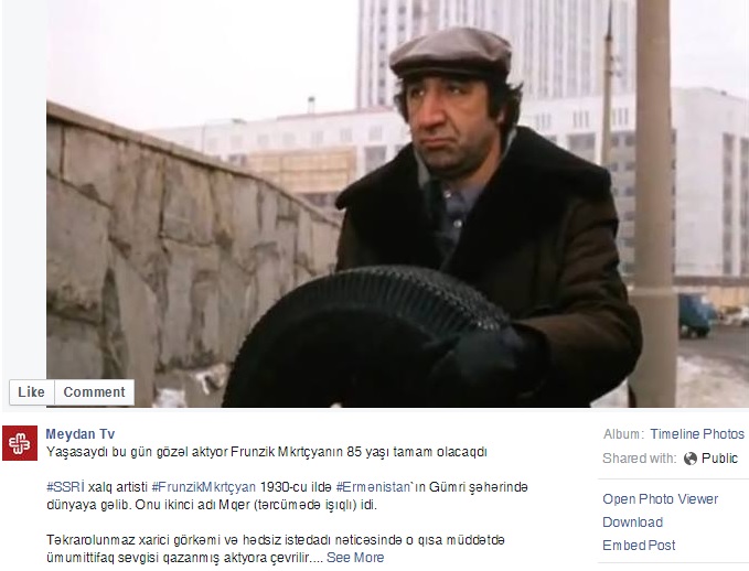`Meydan TV-nin` erməni sevgisinə sərt təpkilər